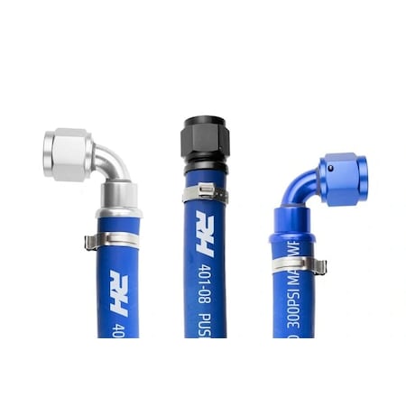 Red Horse Performance -06 401 SERIES BLUE PUSH LOCK HOSE -3 FEET 401-06-3